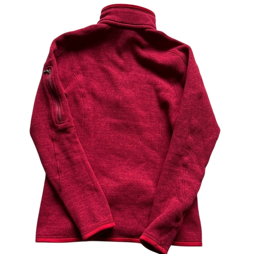Patagonia Better Sweater 1/4 Zip Fleece Pullover Red Size XS - Picture 4 of 11